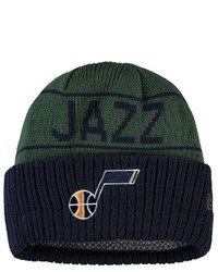New Era Navy Utah Jazz Reversible Cuffed Knit Hat At Nordstrom