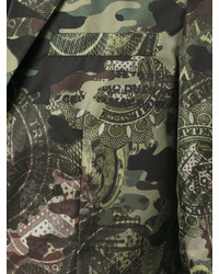 Givenchy Camouflage Print Blazer
