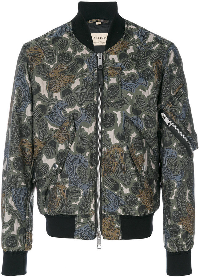 Burberry Beasts Print Bomber Jacket, $1,610 | farfetch.com | Lookastic