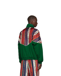 Gucci Green Bi Material Jacket
