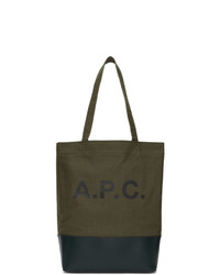 A.P.C. Green Axelle Tote