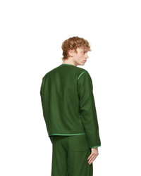 Bode Green Appenzeller Liner Jacket