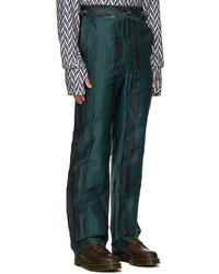 Labrum Green Graphic Trousers