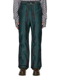 Labrum Green Graphic Trousers