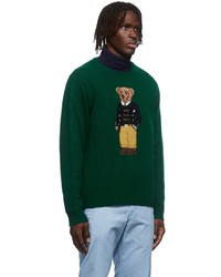 Polo Ralph Lauren Green Polo Bear Sweater