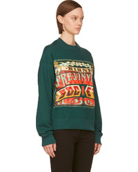 Juun.J Green The Pre Vinylite Society Sweatshirt