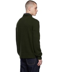 Alexander McQueen Khaki Mcqueen Pullover Sweater