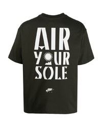 Nike Air Your Sole Slogan Crew Neck T Shirt