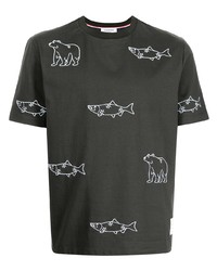 Thom Browne Animal Print T Shirt