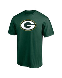 FANATICS Branded Aaron Rodgers Green Green Bay Packers Player Icon Name Number T Shirt