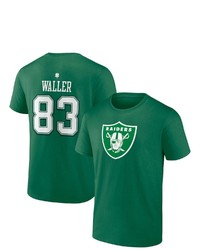 FANATICS Branded Darren Waller Green Las Vegas Raiders St Patricks Day Icon Player T Shirt At Nordstrom