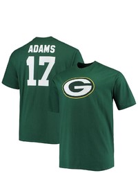 FANATICS Branded Davante Adams Green Green Bay Packers Big Tall Player Name Number T Shirt