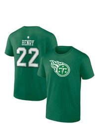 FANATICS Branded Derrick Henry Green Tennessee Titans St Patricks Day Icon Player T Shirt At Nordstrom
