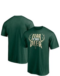 FANATICS Branded Green Milwaukee Bucks Post Up Hometown Collection T Shirt At Nordstrom
