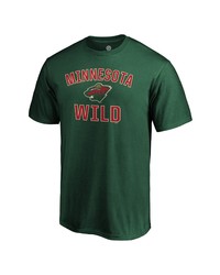FANATICS Branded Green Minnesota Wild Team Victory Arch T Shirt