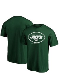 FANATICS Branded Green New York Jets Team Lockup Logo T Shirt