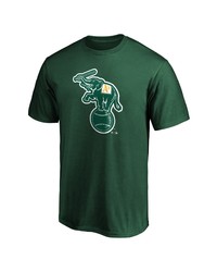 FANATICS Branded Green Oakland Athletics Cooperstown Collection Forbes Team T Shirt