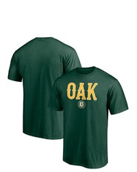 FANATICS Branded Green Oakland Athletics Hometown Collection Rise Grind T Shirt