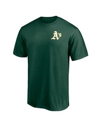 FANATICS Branded Green Oakland Athletics Paisley Hometown T Shirt