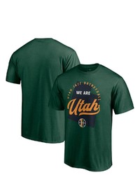 FANATICS Branded Green Utah Jazz We Are Utah Hometown Collection T Shirt