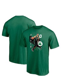 FANATICS Branded Jayson Tatum Kelly Green Boston Celtics Pick Roll T Shirt