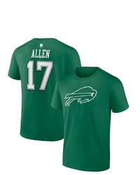 FANATICS Branded Josh Allen Green Buffalo Bills St Patricks Day Icon Player T Shirt At Nordstrom
