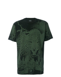 Marcelo Burlon County of Milan Graphic Leopard Print T Shirt