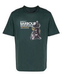 Barbour Graphic Print Cotton T Shirt