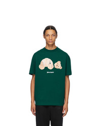 Palm Angels Green Bear T Shirt