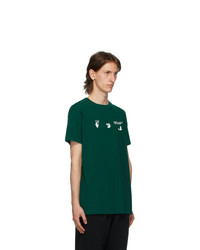 Off-White Green Big Logo T Shirt