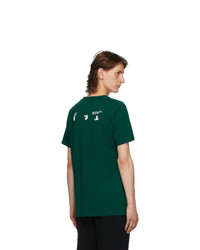 Off-White Green Big Logo T Shirt