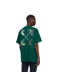 Off-White Green Caravaggio Painting T Shirt