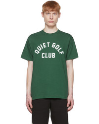 Quiet Golf Green Cotton T Shirt
