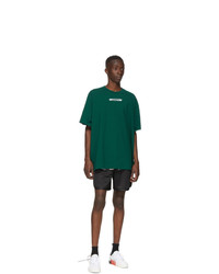 Off-White Green Hand Painters T Shirt
