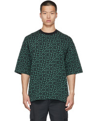 Kenzo Green Knit Sport Monogram T Shirt