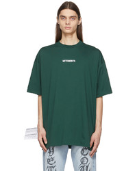 Vetements Green Logo Label T Shirt
