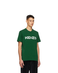 Kenzo Green Logo T Shirt