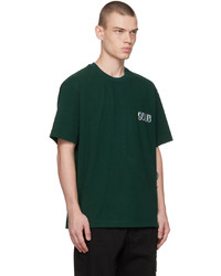 Solid Homme Green Melting T Shirt