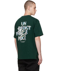 Solid Homme Green Melting T Shirt