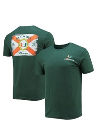 FLOGROWN Green Miami Hurricanes Washed Flag T Shirt At Nordstrom