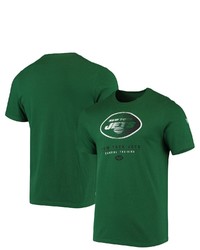 New Era Green New York Jets Combine Authentic Go For It T Shirt