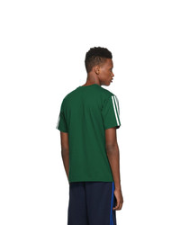 adidas Originals Green Outline Trefoil T Shirt
