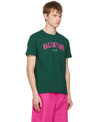 Valentino Green Print T Shirt