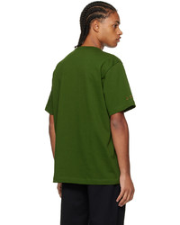 Helmut Lang Green Societas T Shirt