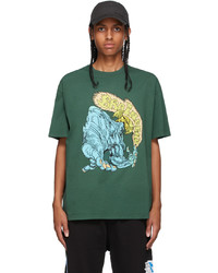 Brain Dead Green Twister T Shirt