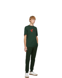 Ps By Paul Smith Green Zebras T Shirt