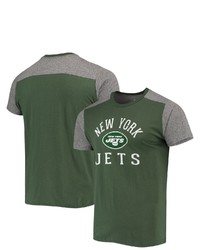 Majestic Threads Greengray New York Jets Field Goal Slub T Shirt