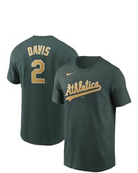Nike Khris Davis Green Oakland Athletics Name Number Team T Shirt At Nordstrom