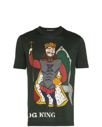 Dolce & Gabbana King Print Cotton T Shirt