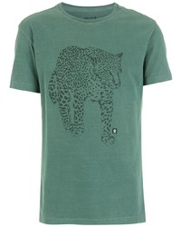 OSKLEN Leopard Print Short Sleeved T Shirt